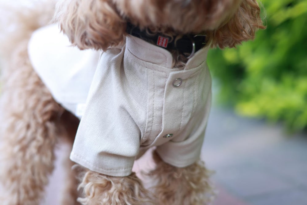 Linen Dog Shirt: Breathable Puppy Clothes