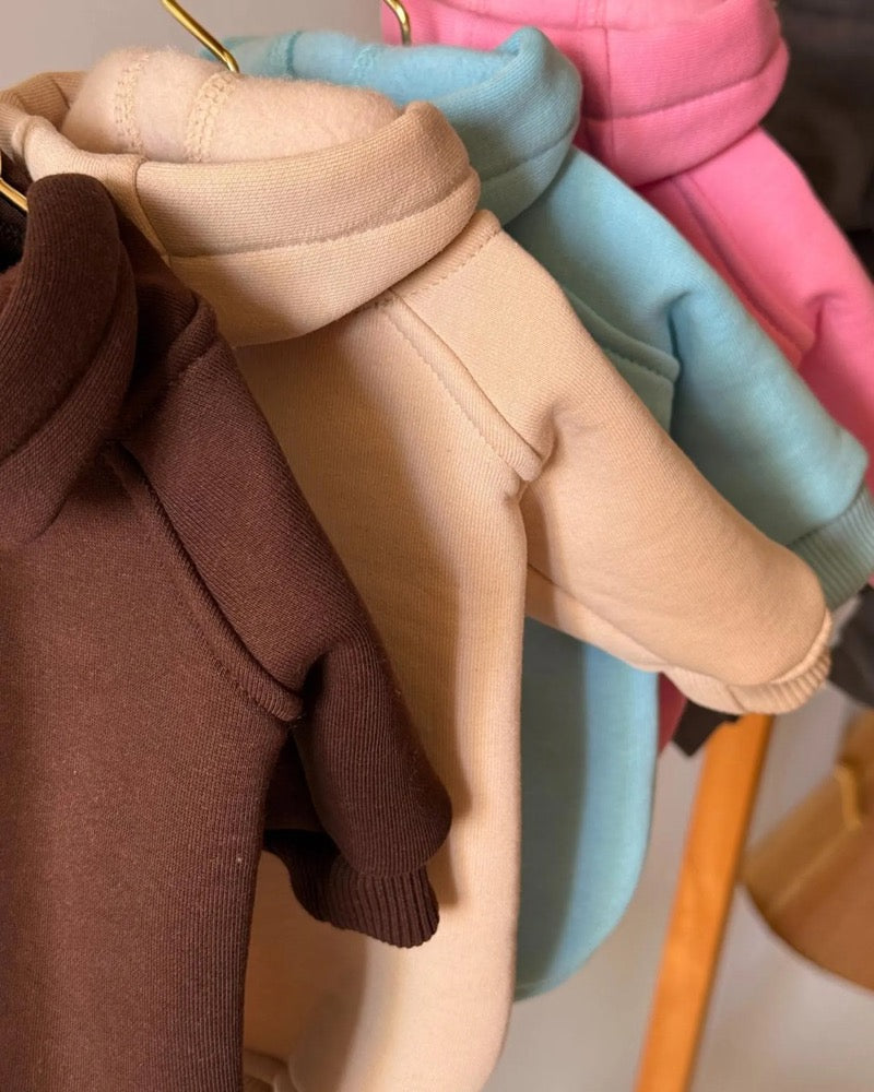 Fleece Dog Hoodie, Cozy Puppy Sweater