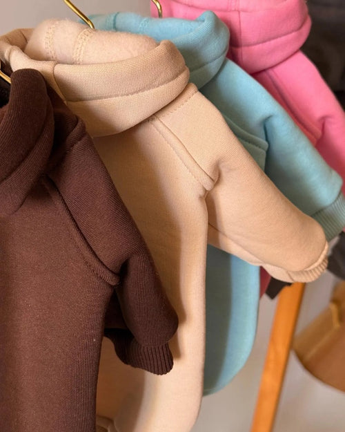Fleece Dog Hoodie, Cozy Puppy Sweater
