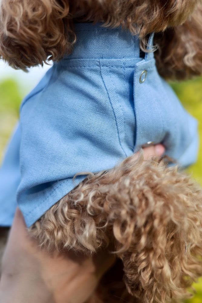 Linen Dog Shirt: Breathable Puppy Clothes